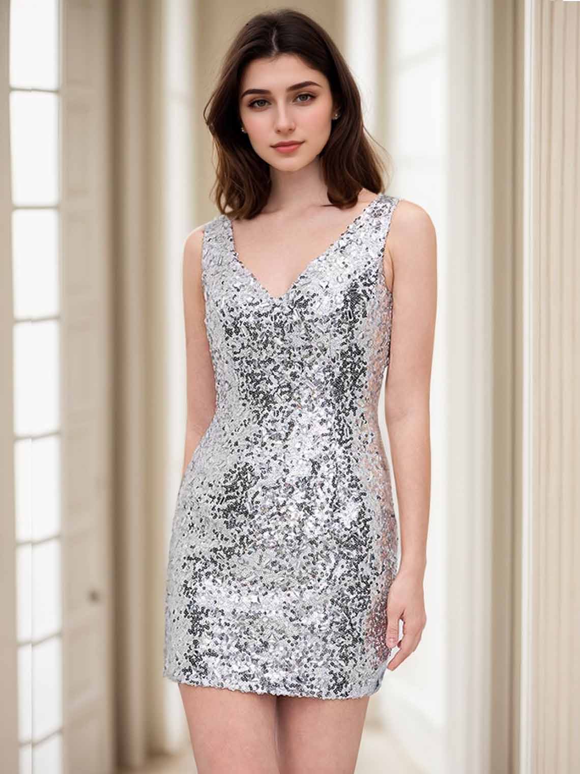 Sheath/Column Cocktail Dress Sleeveless Short/Mini Homecoming Dress