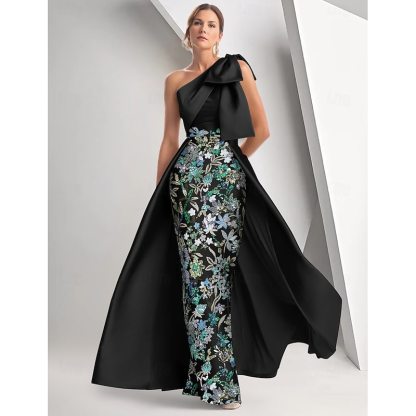 A-Line Floor Length Beaded Eembroidered Formal Dresses Mother of the Bride Dress Evening Gown