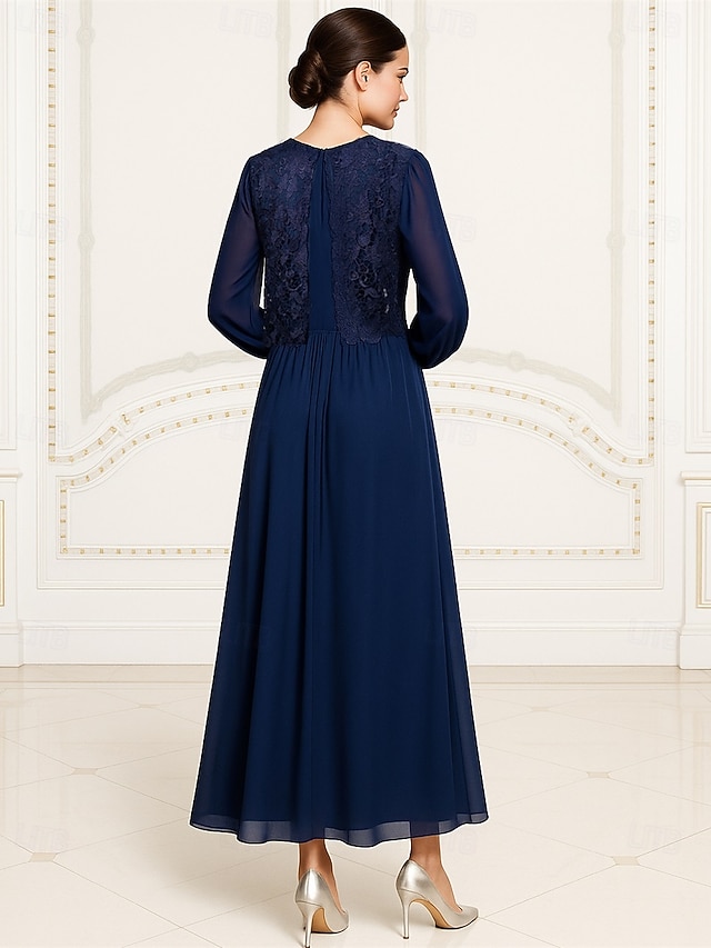 a-line mother of the bride dresses wedding guest dresses cocktail dresses party dresses ankle length, supplier image 5