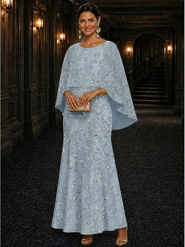 a-line mother of the bride dresses cocktail dresses floor length ankle length lace with beading, supplier image 7