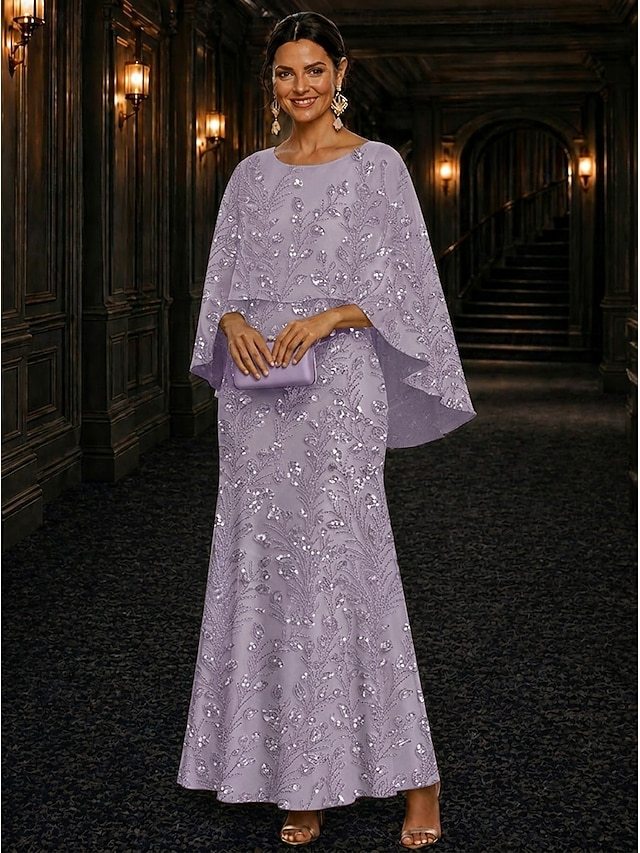 a-line mother of the bride dresses cocktail dresses floor length ankle length lace with beading, supplier image 10
