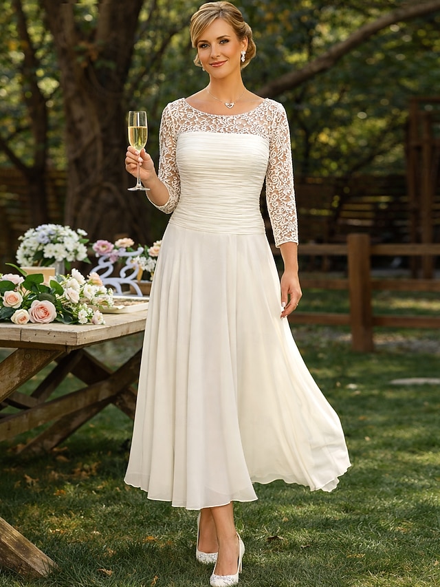 a-line mother of the bride dresses wedding guest dresses cocktail dresses party dresses ankle length, supplier image 1