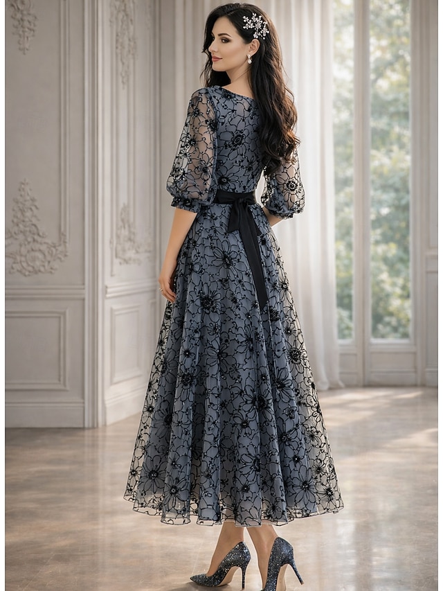 a-line mother of the bride dresses wedding guest dresses cocktail dresses party dresses ankle length, supplier image 2