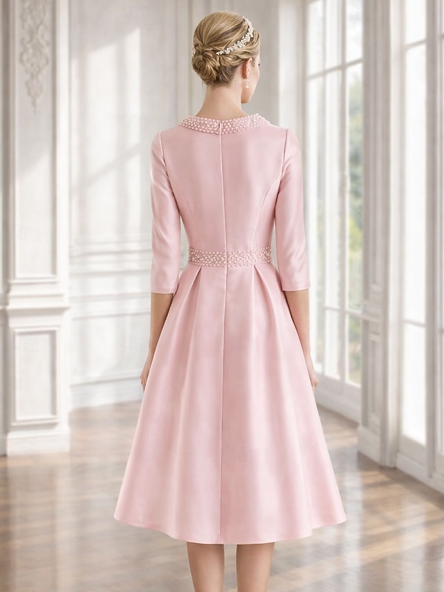 a-line mother of the bride dresses wedding guest dresses cocktail dresses party dresses knee length, supplier image 3