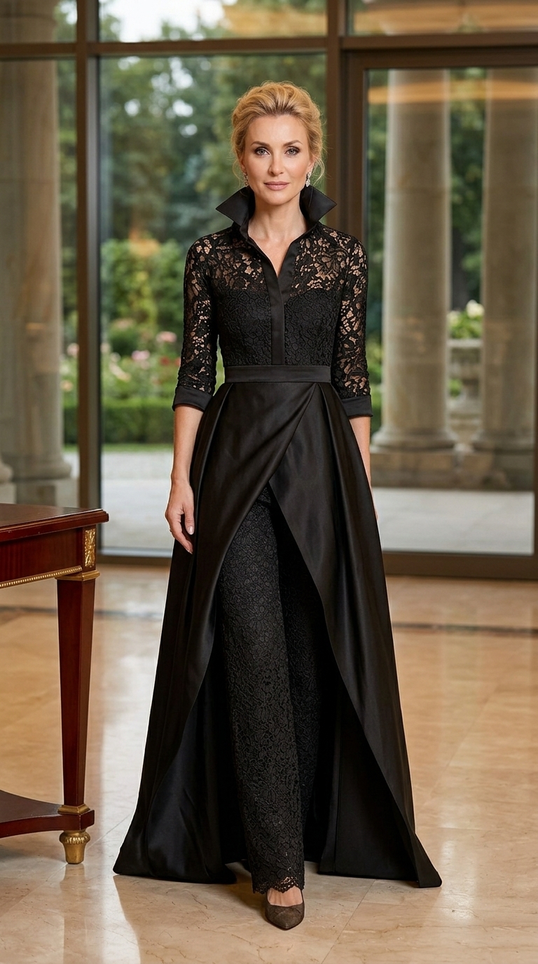 Black mother of the bride dress