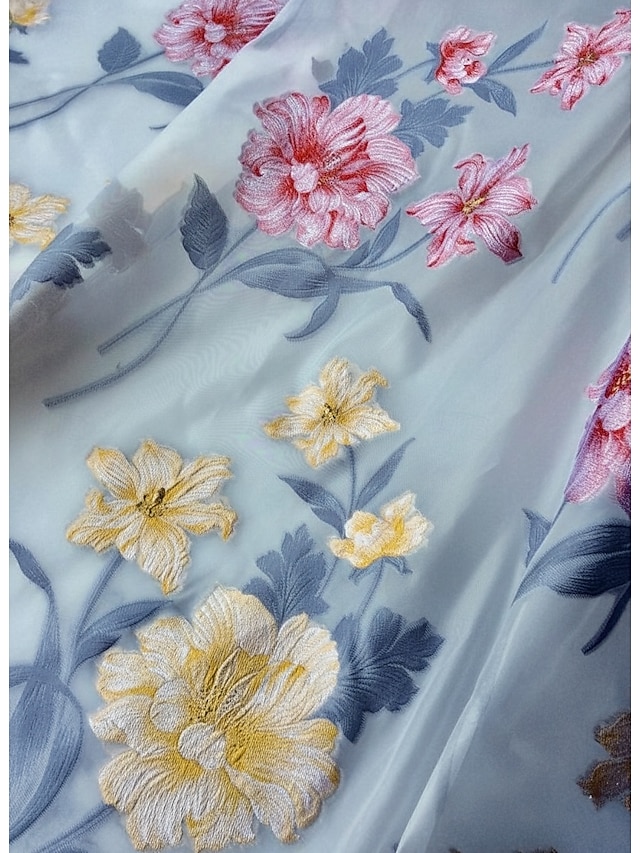 a-line mother of the bride dresses cocktail dresses party dresses ankle length chiffon half sleeve, supplier image 2