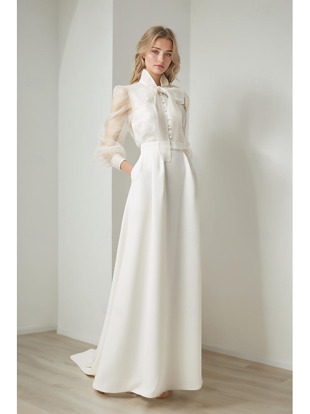 mermaid court train evening gown long sleeves, supplier image 1