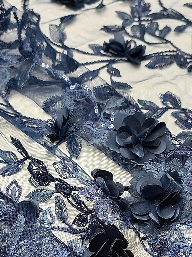 a-line floor length mother of the bride dresses cocktail dresses party dresses half sleeve v neck elegant vintage luxurious lace with 3d flowers, supplier image 2