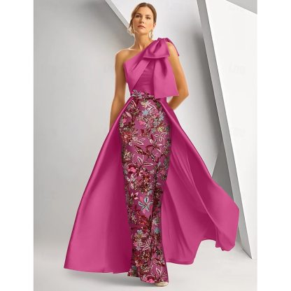 A-Line Floor Length Beaded Eembroidered Formal Dresses Mother of the Bride Dress Evening Gown