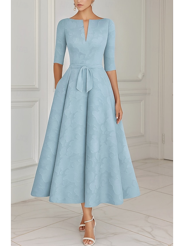 a-line mother of the bride dresses wedding guest dresses cocktail dresses party dresses ankle length, supplier image 1