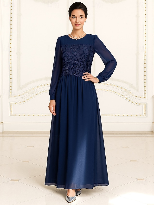 a-line mother of the bride dresses wedding guest dresses cocktail dresses party dresses ankle length, supplier image 4