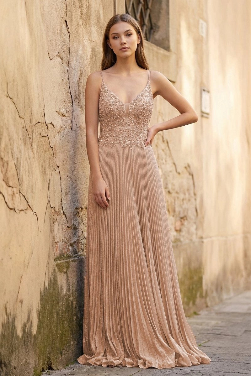 Rose Pink A-line Floor Length Glitter Jersey Prom Dresses with Appliques and Sequins Evening Dresses