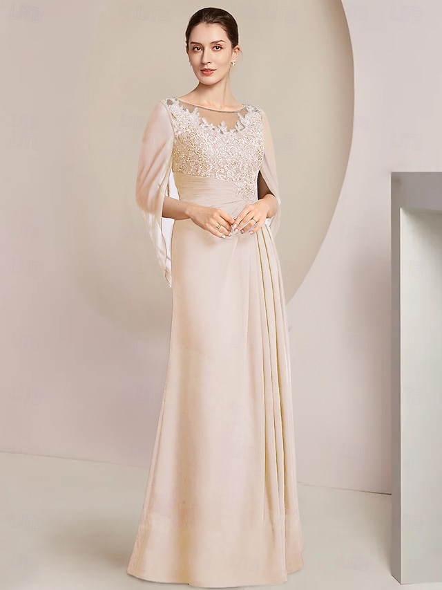 sheath column mother of the bride dresses wedding guest dresses formal dresses evening gown chiffon, supplier image 10