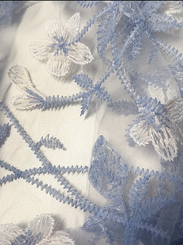 a-line mother of the bride dresses cocktail dresses floor length lace with embroidery half sleeve, supplier image 2