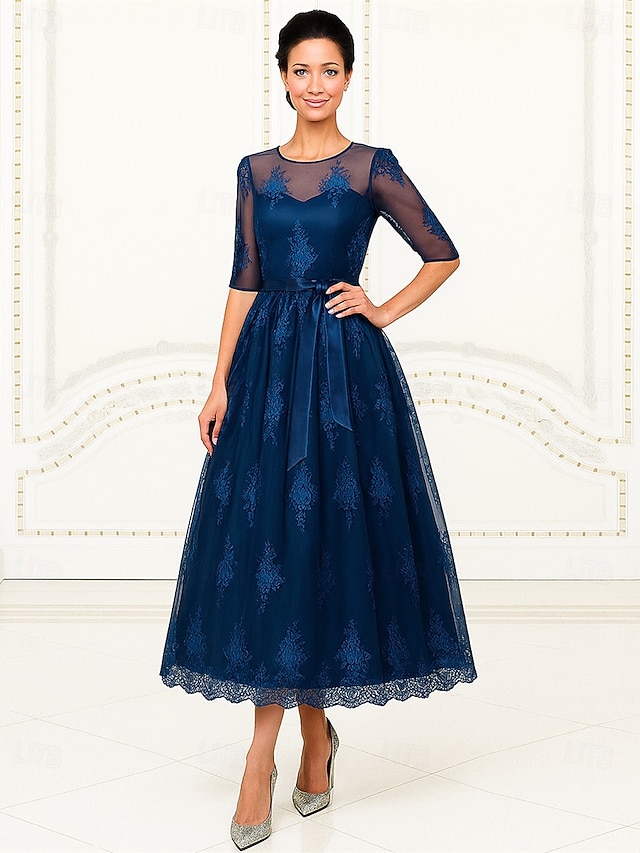 a-line mother of the bride dresses wedding guest dresses cocktail dresses party dresses ankle length, supplier image 1