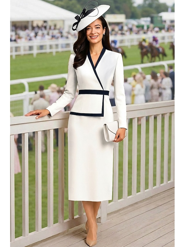 sheath column mother of the bride dresses wedding guest dresses cocktail dresses party dresses satin, supplier image 1