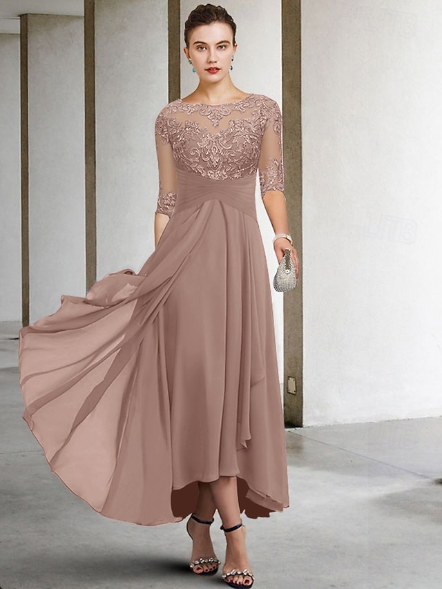 A-Line Mother of the Bride Dresses Wedding Guest Dresses Cocktail Dresses Party Dresses Ankle Length