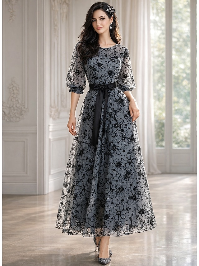 a-line mother of the bride dresses wedding guest dresses cocktail dresses party dresses ankle length, supplier image 1
