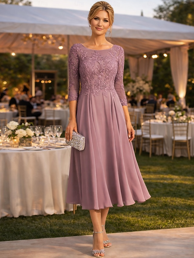 a-line mother of the bride dresses wedding guest dresses cocktail dresses party dresses ankle length, supplier image 1