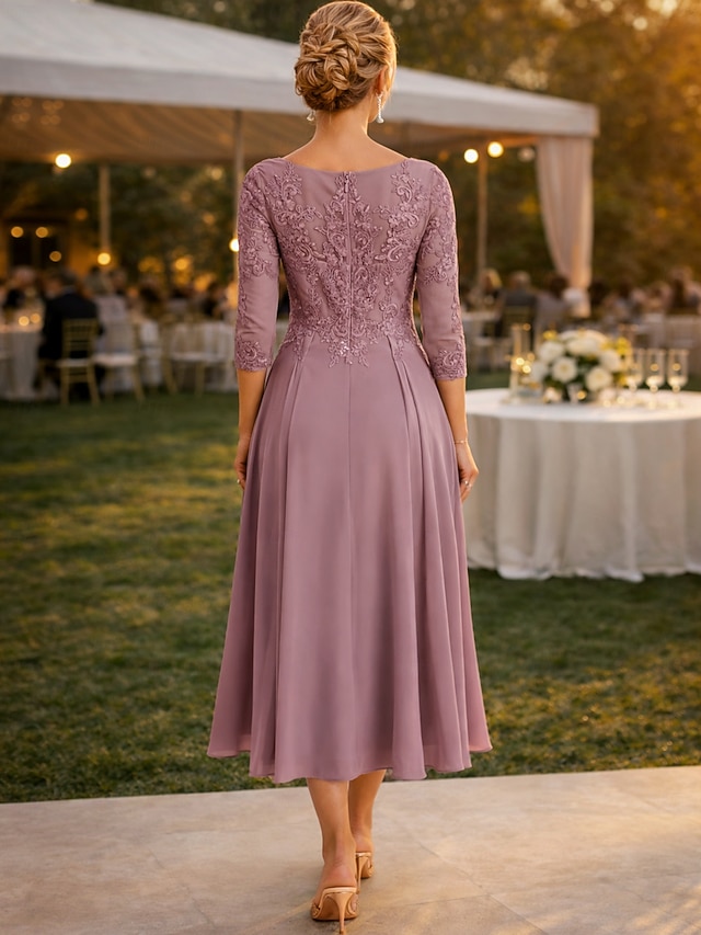 a-line mother of the bride dresses wedding guest dresses cocktail dresses party dresses ankle length, supplier image 2