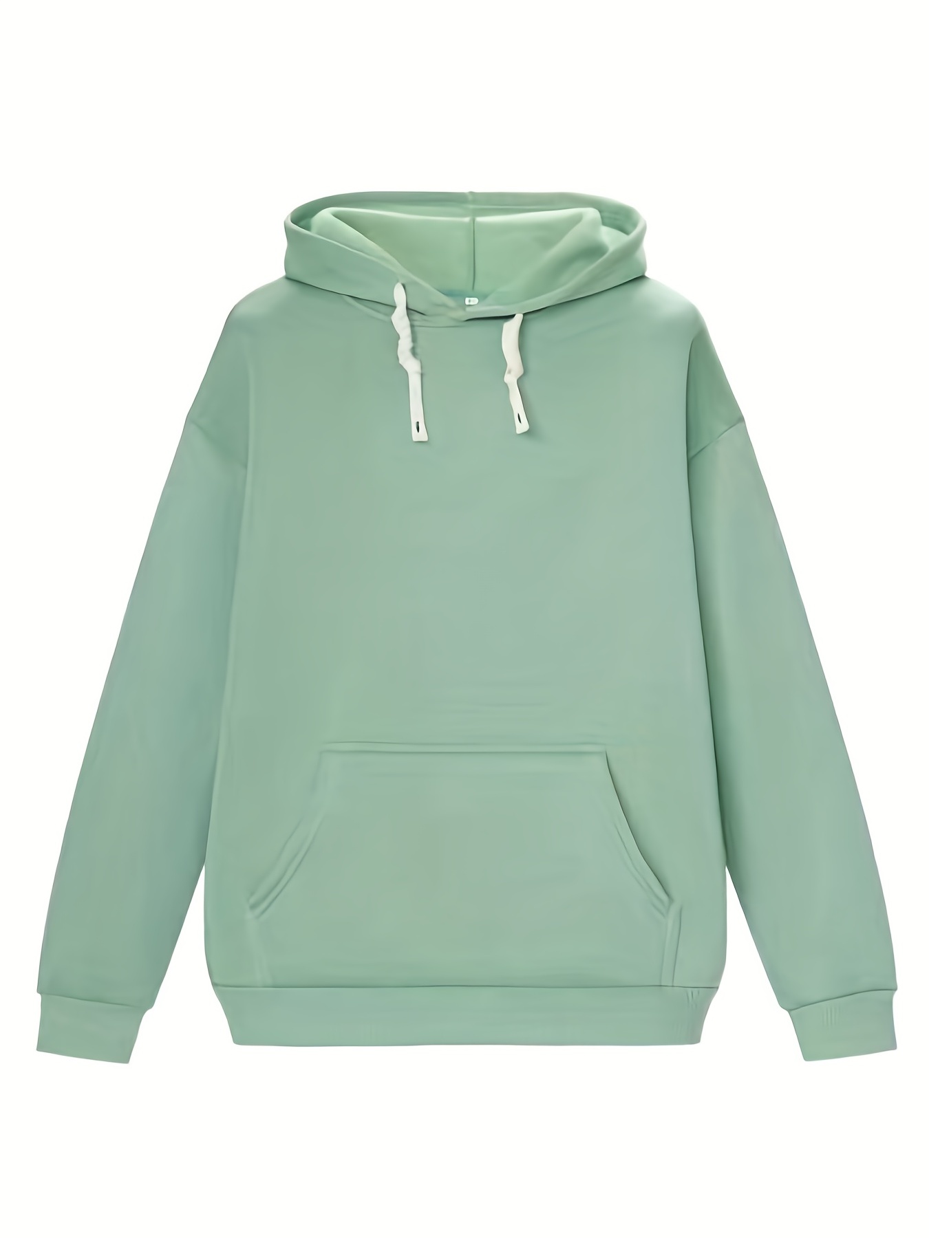 solid cool hoodies for men mens casual basic pullover hooded sweatshirt with kangaroo pocket streetwear for winter fall as gifts details 5