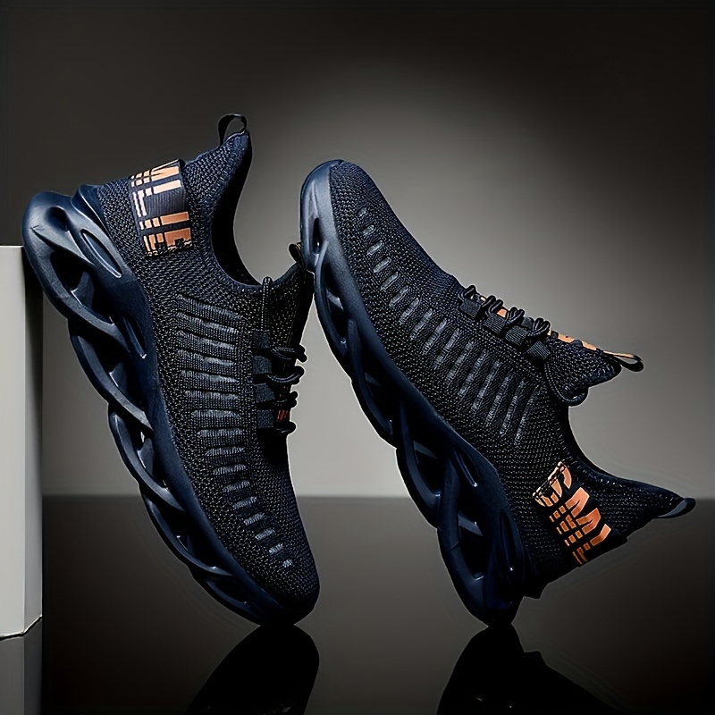 mens blade sneakers athletic shoes shock absorbing and breathable running basketball workout gym details 2