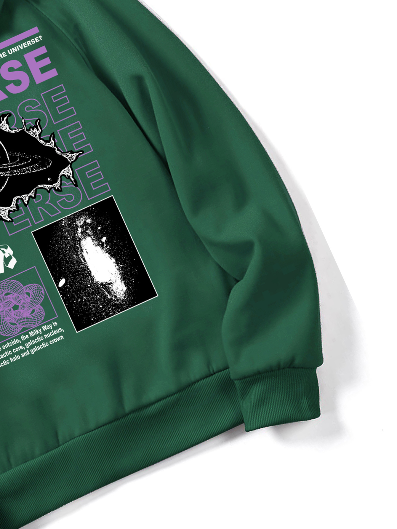 fleece hoodies street casual sports and fashionable with kangaroo pocket mens long sleeve universe print sweatshirt suitable for outdoor sports for autumn and winter fashionable and versatile can be paired with hip hop necklace details 8