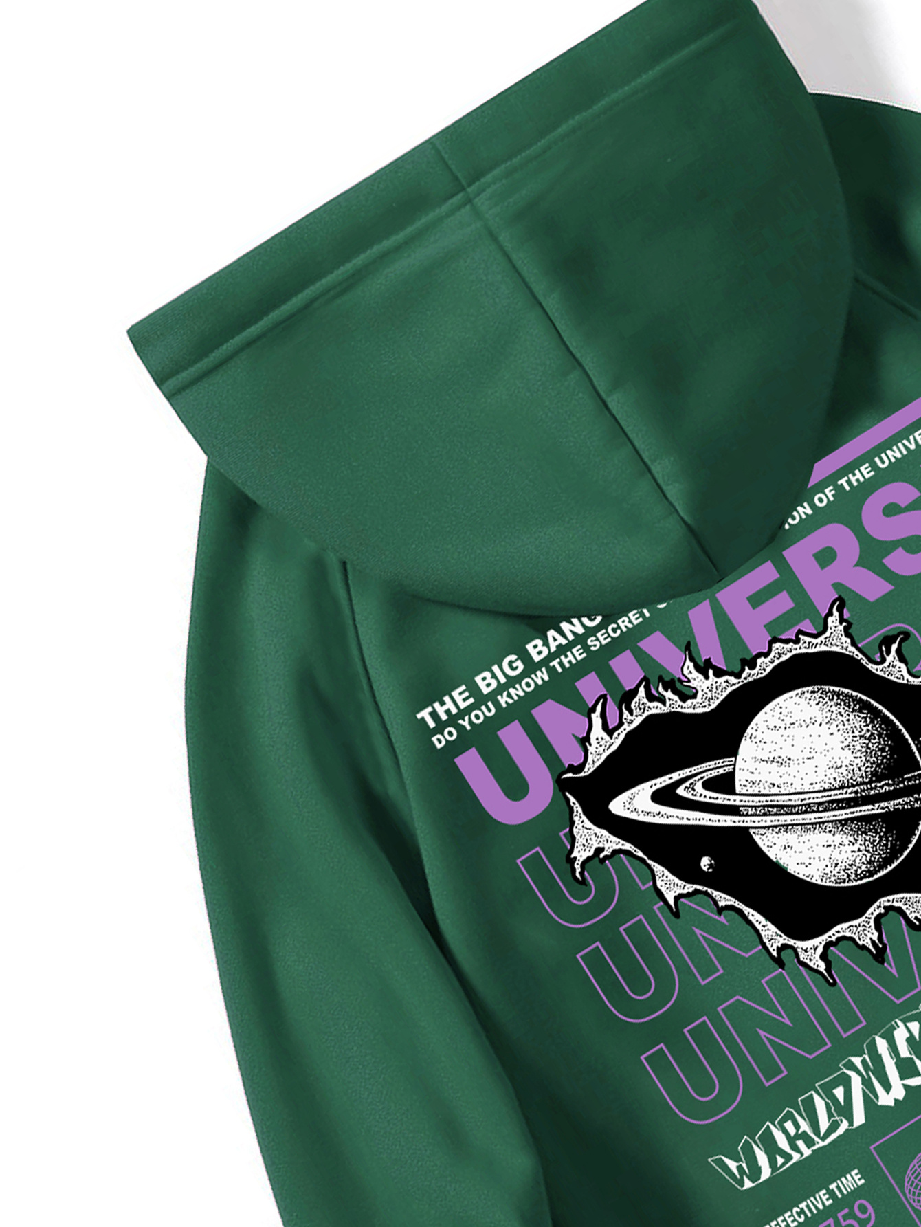 fleece hoodies street casual sports and fashionable with kangaroo pocket mens long sleeve universe print sweatshirt suitable for outdoor sports for autumn and winter fashionable and versatile can be paired with hip hop necklace details 9