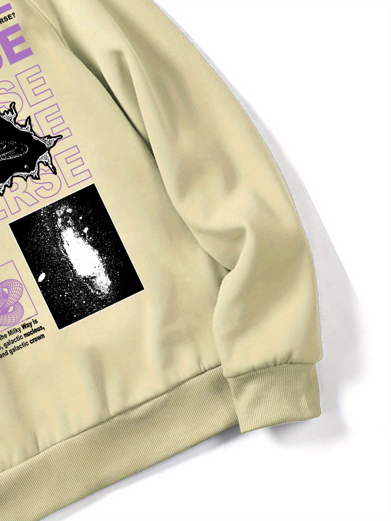fleece hoodies street casual sports and fashionable with kangaroo pocket mens long sleeve universe print sweatshirt suitable for outdoor sports for autumn and winter fashionable and versatile can be paired with hip hop necklace details 12