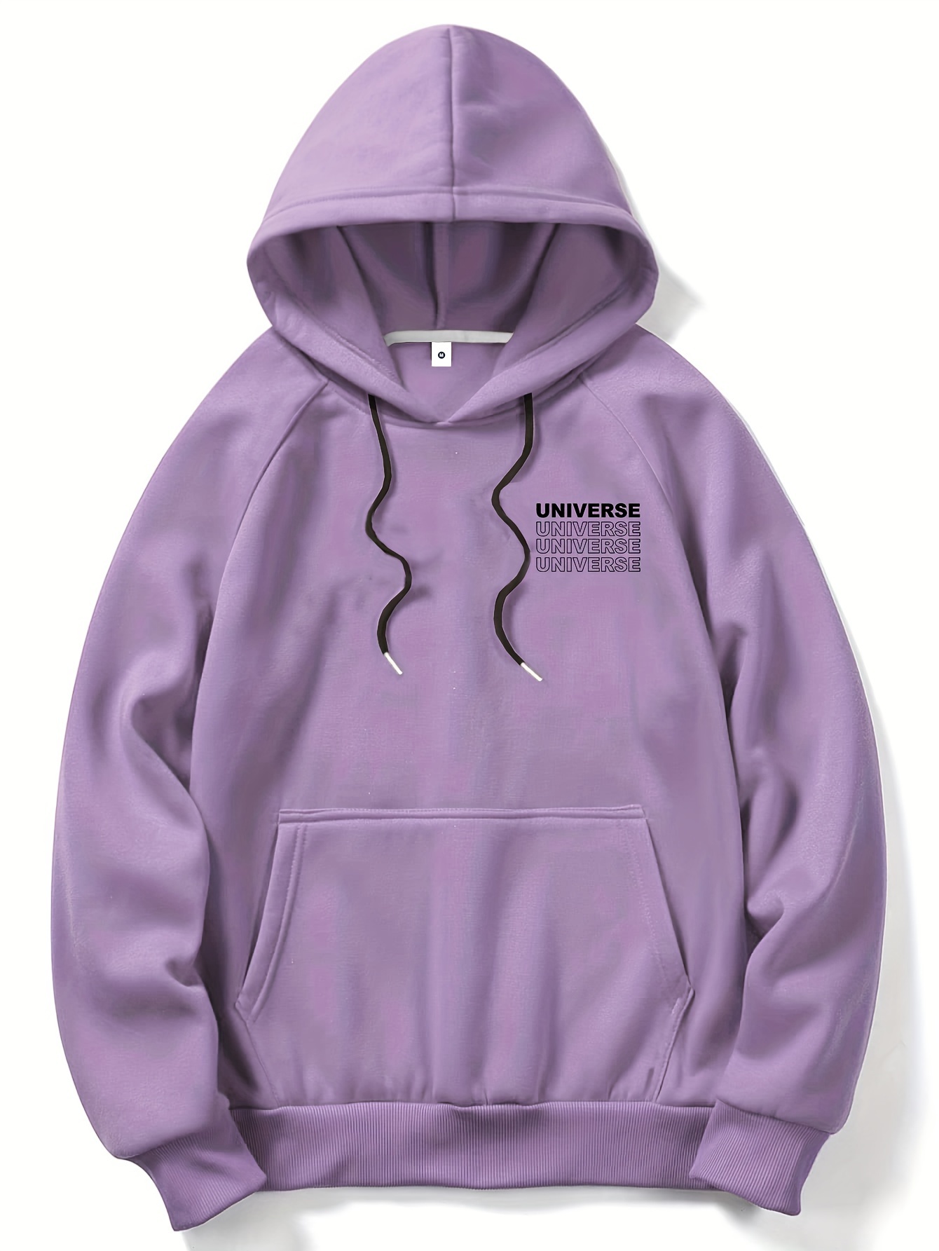 fleece hoodies street casual sports and fashionable with kangaroo pocket mens long sleeve universe print sweatshirt suitable for outdoor sports for autumn and winter fashionable and versatile can be paired with hip hop necklace details 1