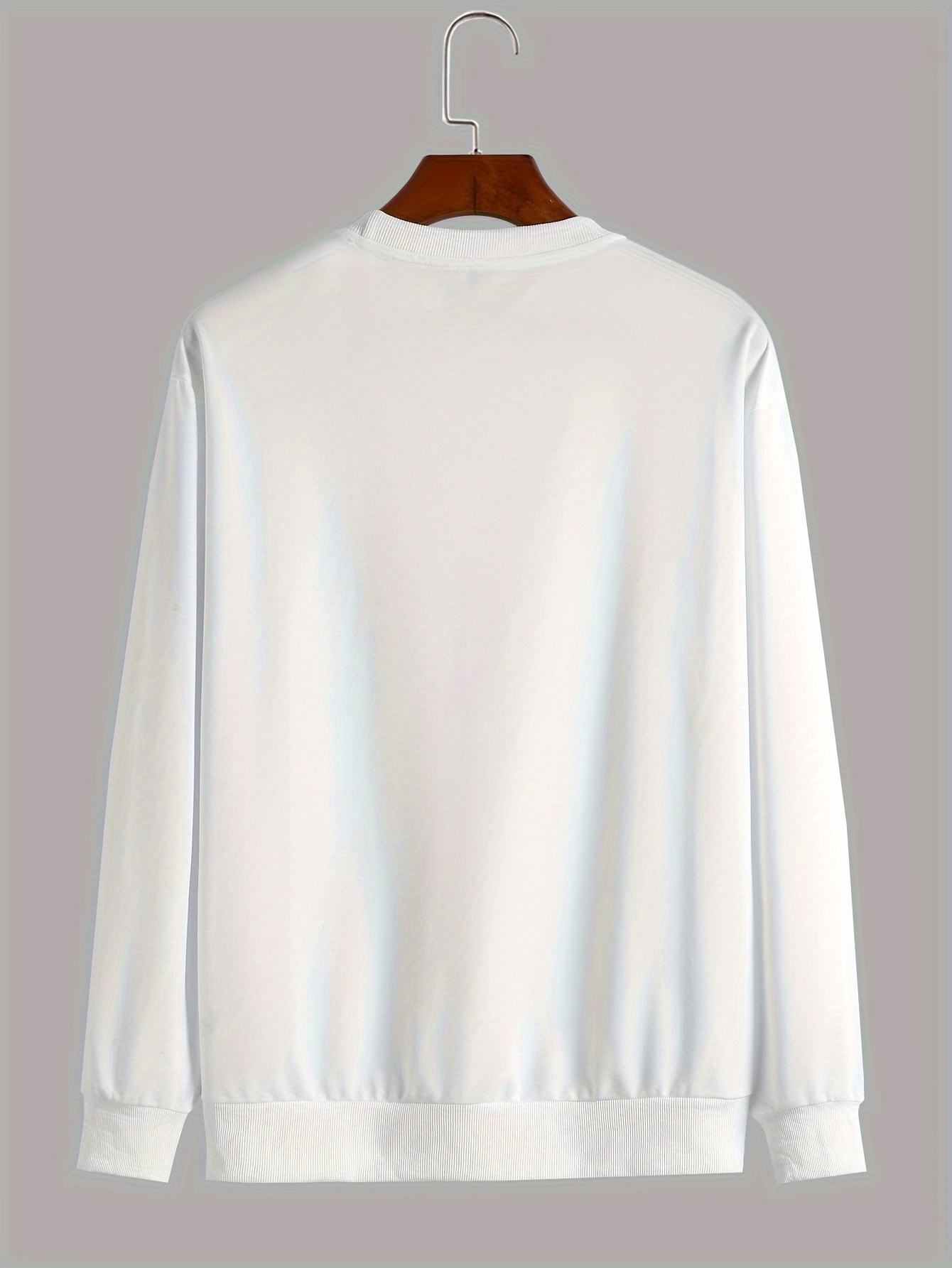 fashionable mens casual anime character print long sleeve round neck pullover sweatshirt suitable for outdoor sports for autumn and spring can be paired with hip hop necklace as gifts details 10