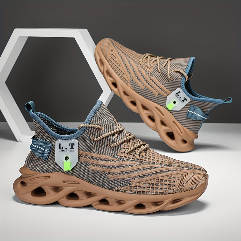 mens blade sneakers shock absorbing sneakers athletic shoes breathable lace ups details 11
