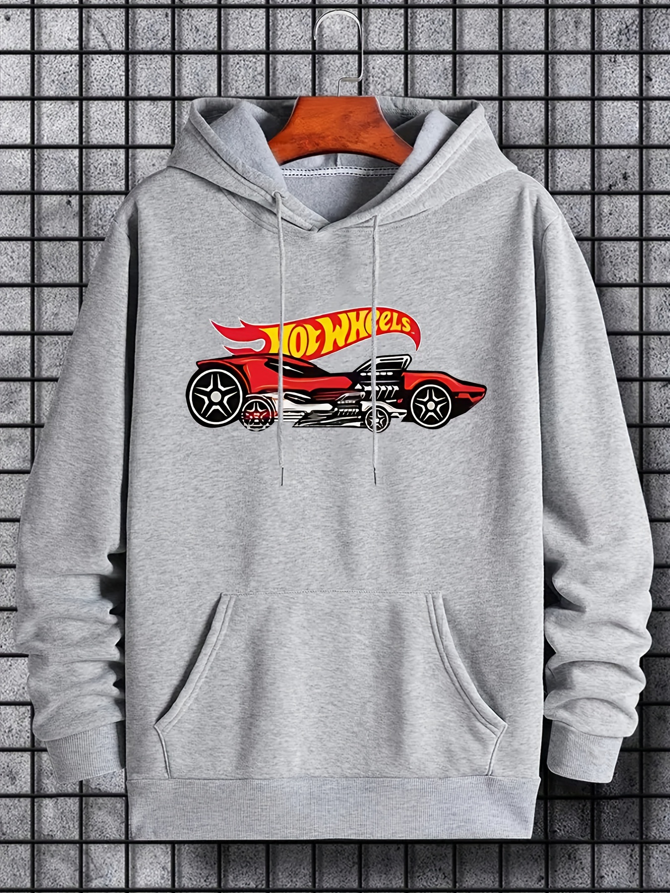 hoodies for men race car graphic hoodie men s casual pullover hooded sweatshirt with kangaroo pocket for spring fall as gifts details 10