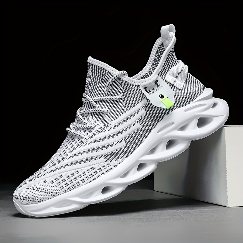 mens blade sneakers shock absorbing sneakers athletic shoes breathable lace ups details 7