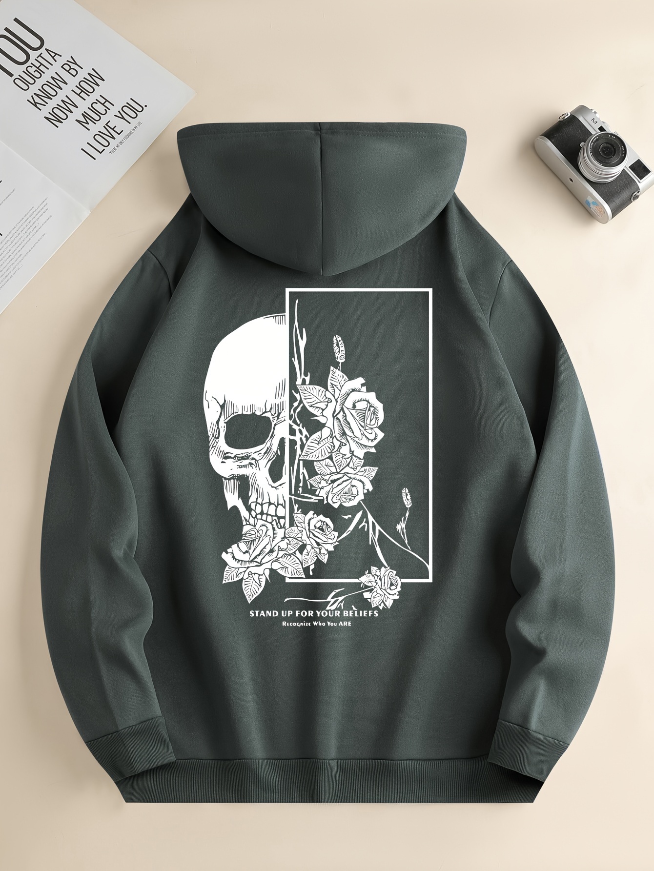 y2k stand up for your beliefs print hoodie cool hoodies for men mens casual graphic design pullover hooded sweatshirt retro color block streetwear for winter fall as gifts details 6