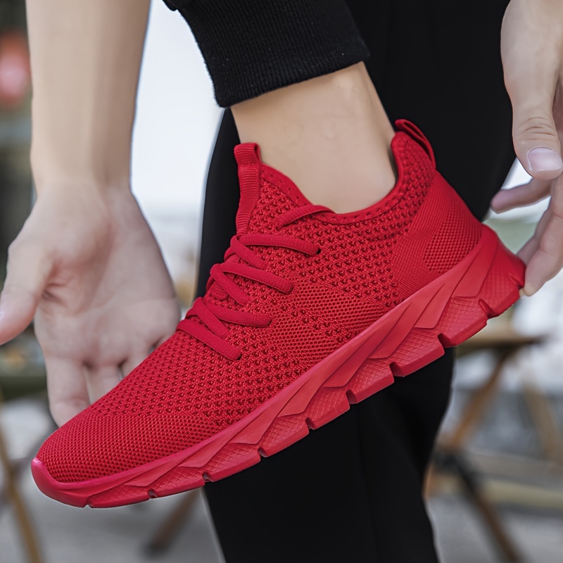 mens running shoes lightweight sneakers athletic shoes breathable lace ups details 9