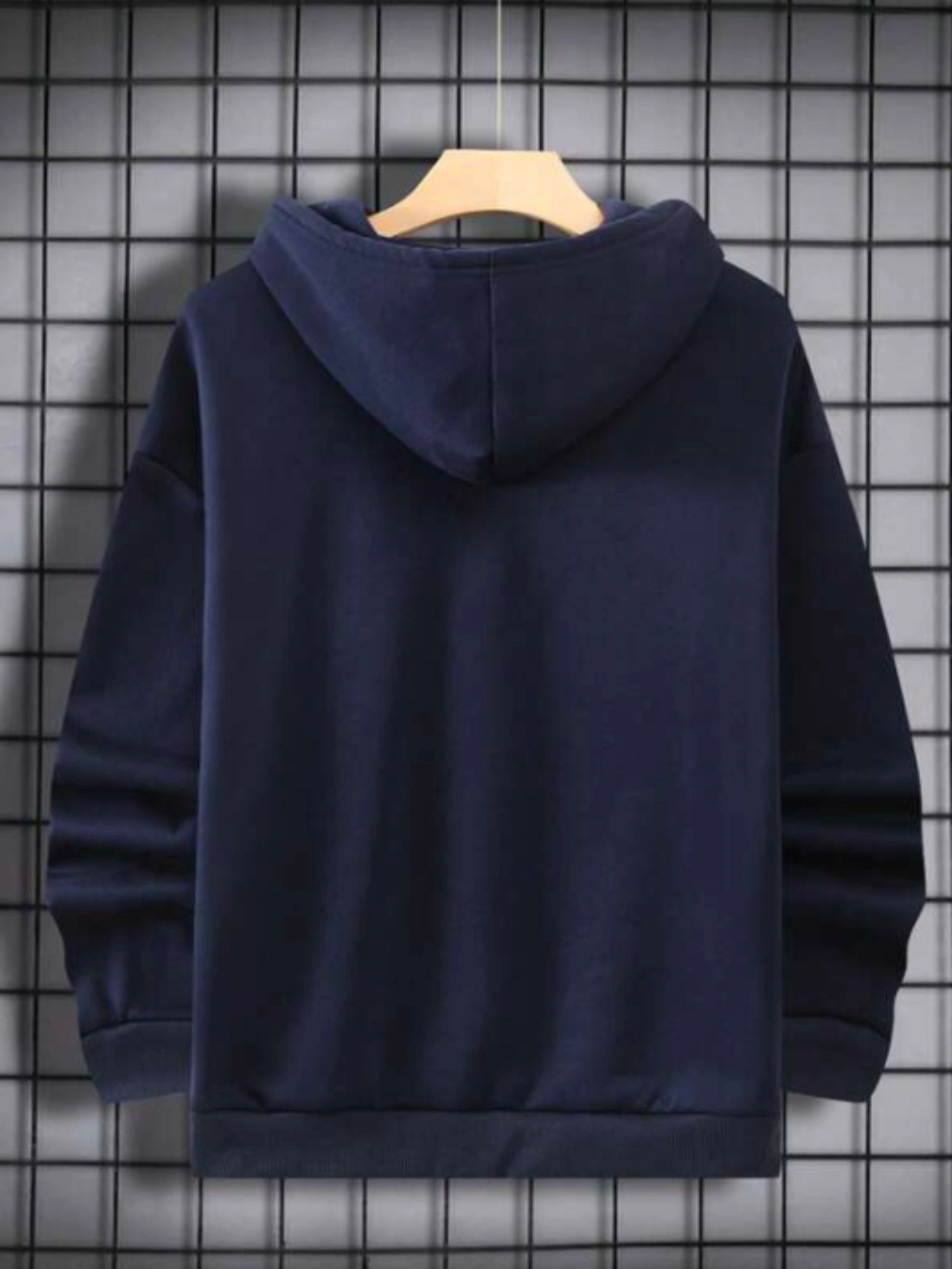 solid color hoodies, solid color hoodies for men graphic hoodie with kangaroo pocket comfy loose drawstring trendy hooded pullover mens clothing for autumn winter details 8