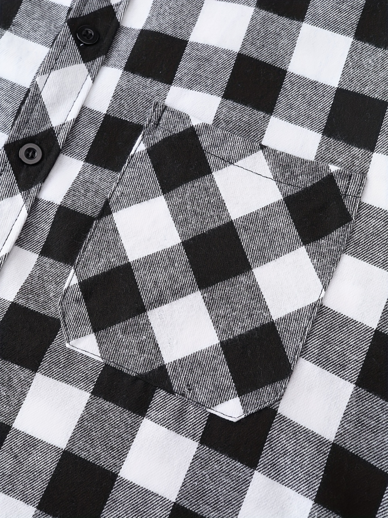 plaid shirt coat for men long sleeve casual regular fit button up hooded shirts jacket details 37
