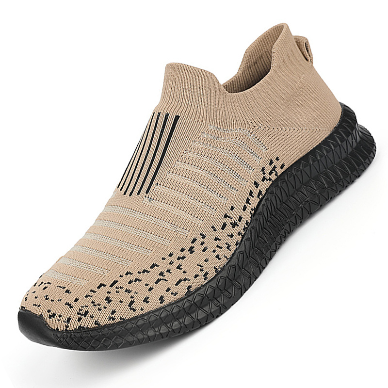 mens slip on breathable lightweight running shoes outdoor casual walking shoes mens sneakers details 16