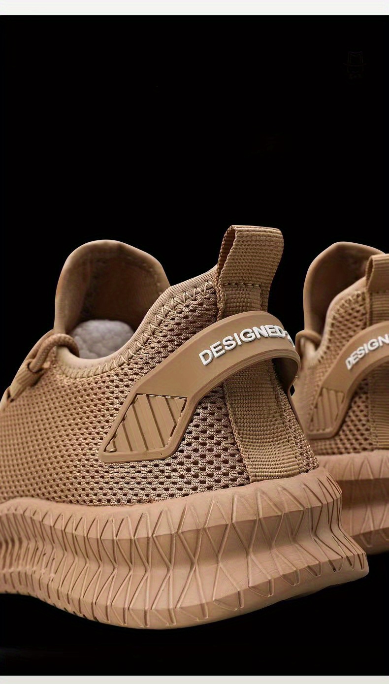 mens slip on sneakers with shoelaces odor resistant athletic shoes lightweight and breathable details 2