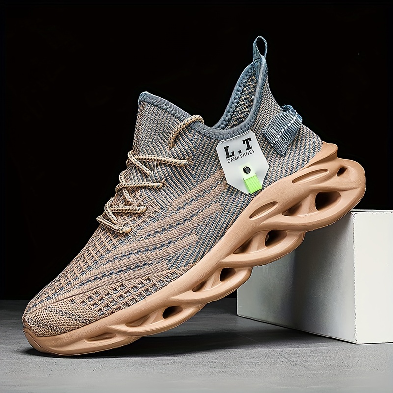 mens blade sneakers shock absorbing sneakers athletic shoes breathable lace ups details 9