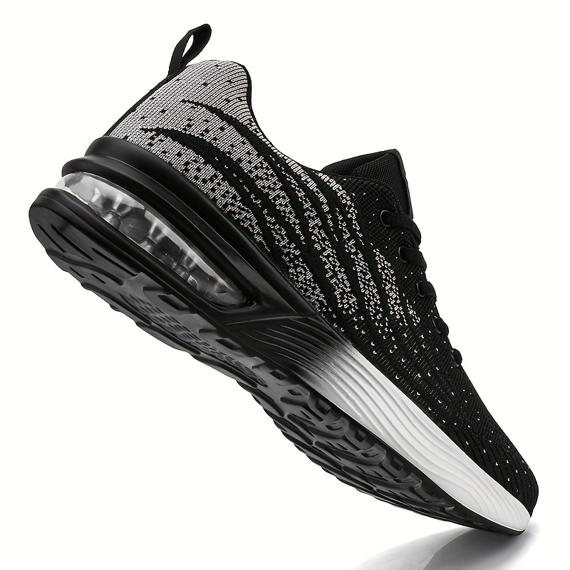 mens wear resistant sneakers air cushioned athletic shoes breathable lace ups running basketball workout gym for halloween details 12
