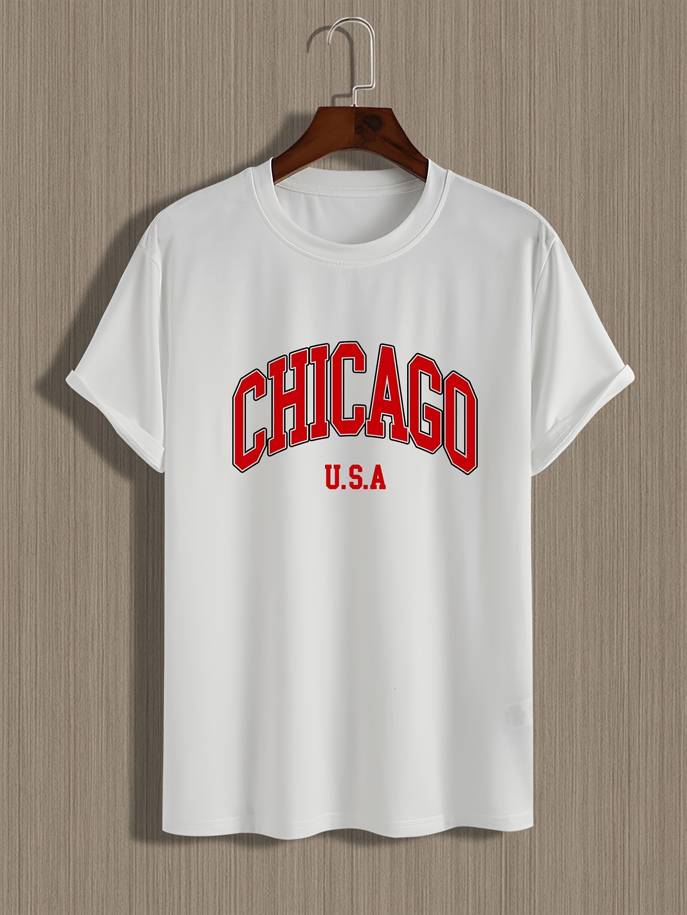 chicago print mens breathable golf short sleeve shirts sports top for athletic gym bodybuilding workout running training mens clothing details 12
