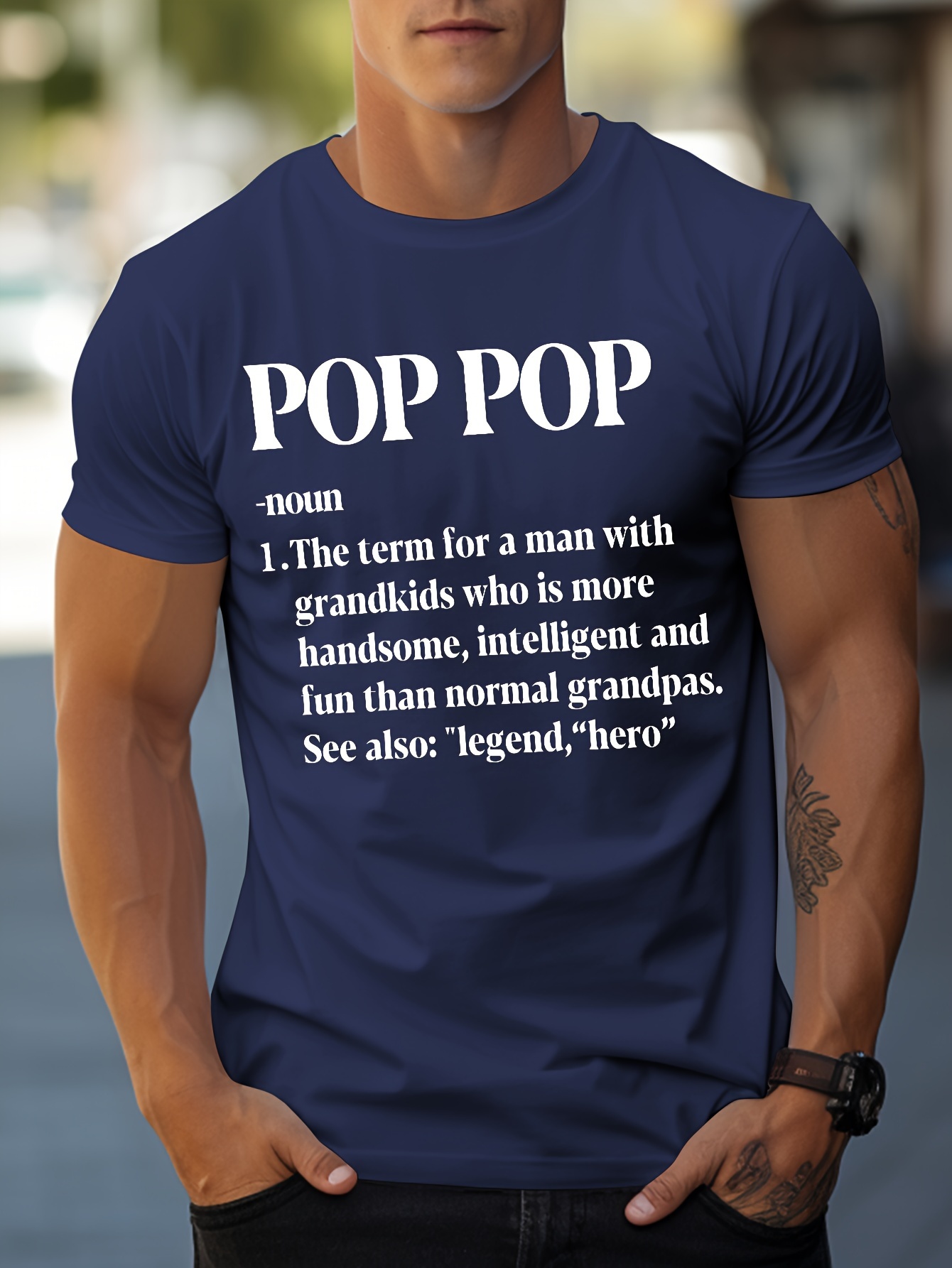 tees for men funny pop pop grandpa nickname print t shirt casual short sleeve tshirt for summer spring fall tops as gifts details 17