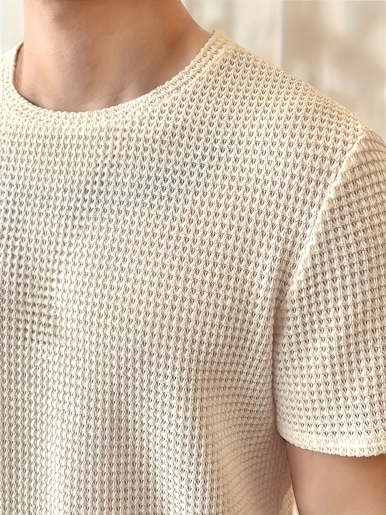 mens hollow out crew neck active t shirt casual comfy tees tshirts for summer mens clothing tops for daily gym workout running details 2