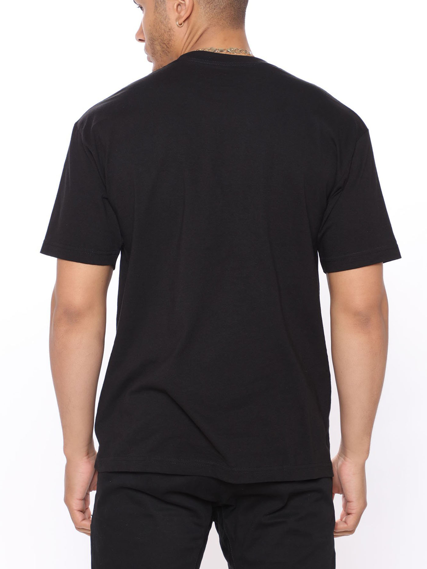 mens casual trendy chicken print t shirt short sleeve crew neck hip hop tees for summer holiday gift details 1