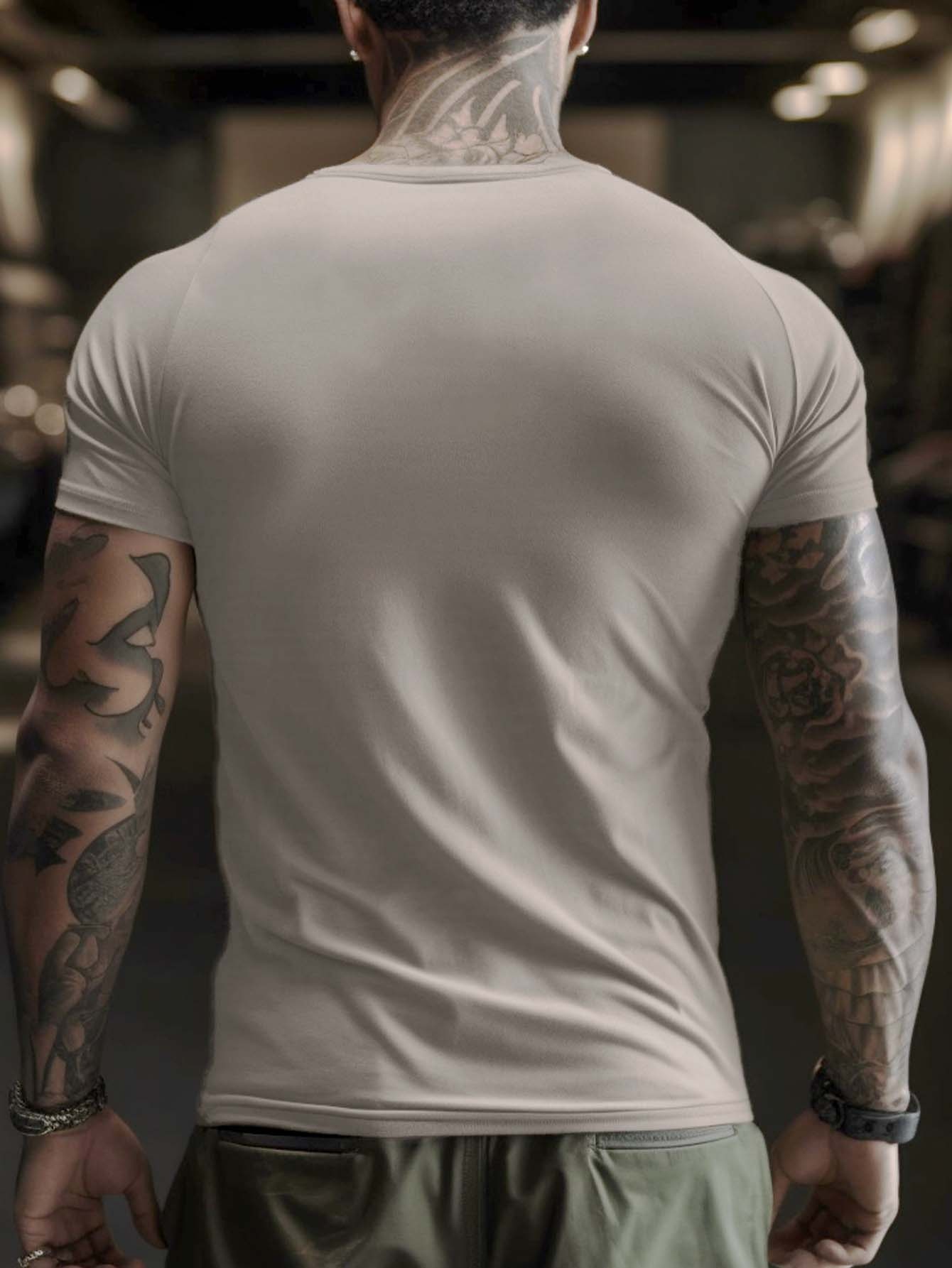 trendy bunny pattern print mens comfy chic t shirt graphic tee mens summer outdoor clothes mens clothing tops for men gift for men details 1