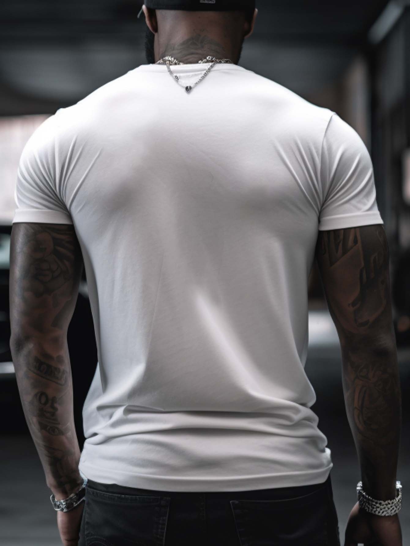 trendy bunny pattern print mens comfy chic t shirt graphic tee mens summer outdoor clothes mens clothing tops for men gift for men details 10