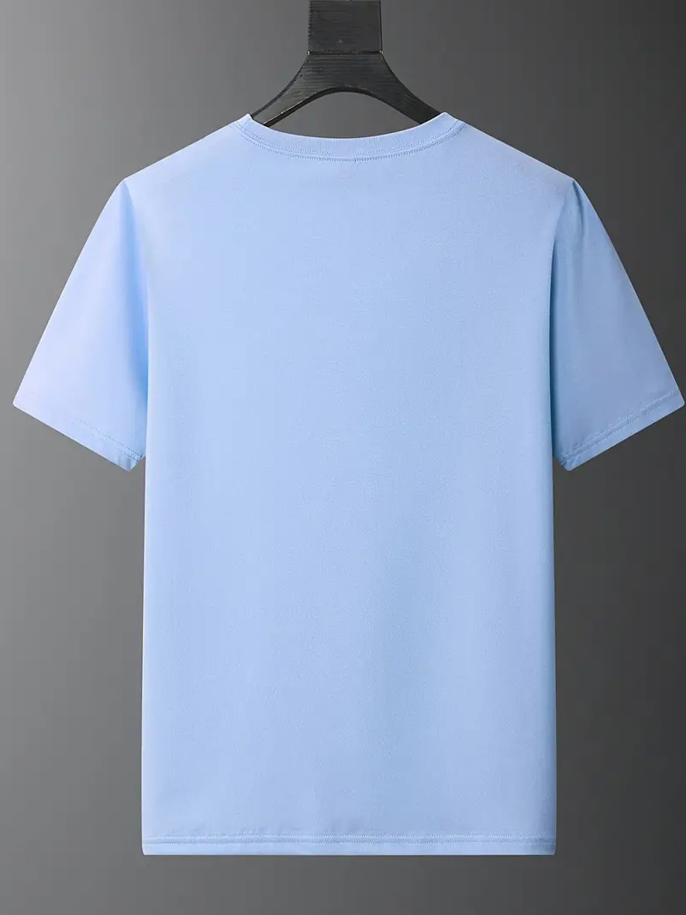 denim toy bear pattern mens t shirt for summer outdoor casual male clothing details 21
