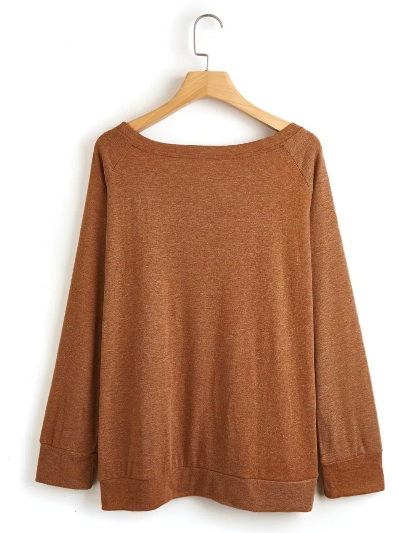 heart paw print sweatshirt casual crew neck long sleeve sweatshirt womens clothing details 5